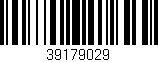 Código de barras (EAN, GTIN, SKU, ISBN): '39179029'