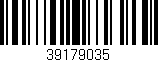 Código de barras (EAN, GTIN, SKU, ISBN): '39179035'