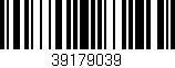 Código de barras (EAN, GTIN, SKU, ISBN): '39179039'