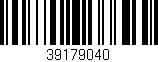 Código de barras (EAN, GTIN, SKU, ISBN): '39179040'
