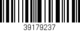 Código de barras (EAN, GTIN, SKU, ISBN): '39179237'