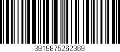 Código de barras (EAN, GTIN, SKU, ISBN): '3919875262369'