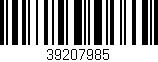 Código de barras (EAN, GTIN, SKU, ISBN): '39207985'