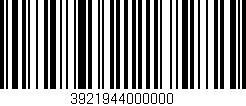 Código de barras (EAN, GTIN, SKU, ISBN): '3921944000000'
