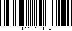Código de barras (EAN, GTIN, SKU, ISBN): '3921971000004'