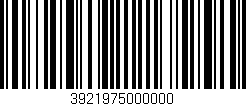 Código de barras (EAN, GTIN, SKU, ISBN): '3921975000000'