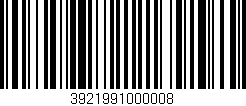 Código de barras (EAN, GTIN, SKU, ISBN): '3921991000008'