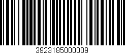 Código de barras (EAN, GTIN, SKU, ISBN): '3923185000009'