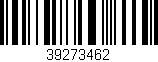 Código de barras (EAN, GTIN, SKU, ISBN): '39273462'