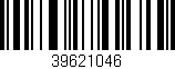 Código de barras (EAN, GTIN, SKU, ISBN): '39621046'