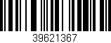 Código de barras (EAN, GTIN, SKU, ISBN): '39621367'