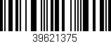 Código de barras (EAN, GTIN, SKU, ISBN): '39621375'