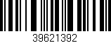 Código de barras (EAN, GTIN, SKU, ISBN): '39621392'