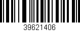 Código de barras (EAN, GTIN, SKU, ISBN): '39621406'
