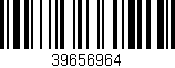 Código de barras (EAN, GTIN, SKU, ISBN): '39656964'