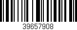 Código de barras (EAN, GTIN, SKU, ISBN): '39657908'