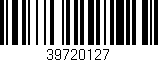 Código de barras (EAN, GTIN, SKU, ISBN): '39720127'
