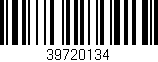 Código de barras (EAN, GTIN, SKU, ISBN): '39720134'