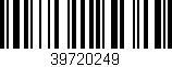 Código de barras (EAN, GTIN, SKU, ISBN): '39720249'