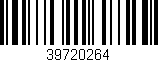 Código de barras (EAN, GTIN, SKU, ISBN): '39720264'