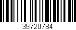 Código de barras (EAN, GTIN, SKU, ISBN): '39720784'