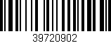 Código de barras (EAN, GTIN, SKU, ISBN): '39720902'