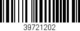 Código de barras (EAN, GTIN, SKU, ISBN): '39721202'