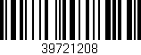 Código de barras (EAN, GTIN, SKU, ISBN): '39721208'