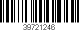 Código de barras (EAN, GTIN, SKU, ISBN): '39721246'