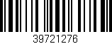 Código de barras (EAN, GTIN, SKU, ISBN): '39721276'