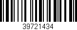 Código de barras (EAN, GTIN, SKU, ISBN): '39721434'