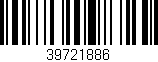 Código de barras (EAN, GTIN, SKU, ISBN): '39721886'