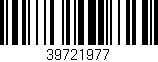 Código de barras (EAN, GTIN, SKU, ISBN): '39721977'