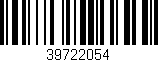 Código de barras (EAN, GTIN, SKU, ISBN): '39722054'