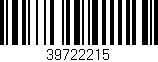 Código de barras (EAN, GTIN, SKU, ISBN): '39722215'