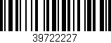 Código de barras (EAN, GTIN, SKU, ISBN): '39722227'