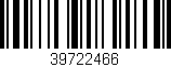 Código de barras (EAN, GTIN, SKU, ISBN): '39722466'