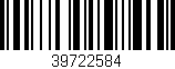 Código de barras (EAN, GTIN, SKU, ISBN): '39722584'