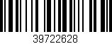 Código de barras (EAN, GTIN, SKU, ISBN): '39722628'