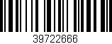 Código de barras (EAN, GTIN, SKU, ISBN): '39722666'