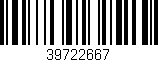 Código de barras (EAN, GTIN, SKU, ISBN): '39722667'