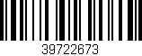 Código de barras (EAN, GTIN, SKU, ISBN): '39722673'
