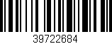 Código de barras (EAN, GTIN, SKU, ISBN): '39722684'