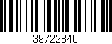 Código de barras (EAN, GTIN, SKU, ISBN): '39722846'
