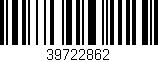 Código de barras (EAN, GTIN, SKU, ISBN): '39722862'