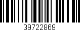 Código de barras (EAN, GTIN, SKU, ISBN): '39722869'