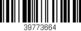 Código de barras (EAN, GTIN, SKU, ISBN): '39773664'