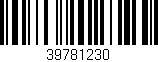 Código de barras (EAN, GTIN, SKU, ISBN): '39781230'