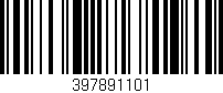 Código de barras (EAN, GTIN, SKU, ISBN): '397891101'