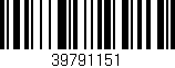 Código de barras (EAN, GTIN, SKU, ISBN): '39791151'